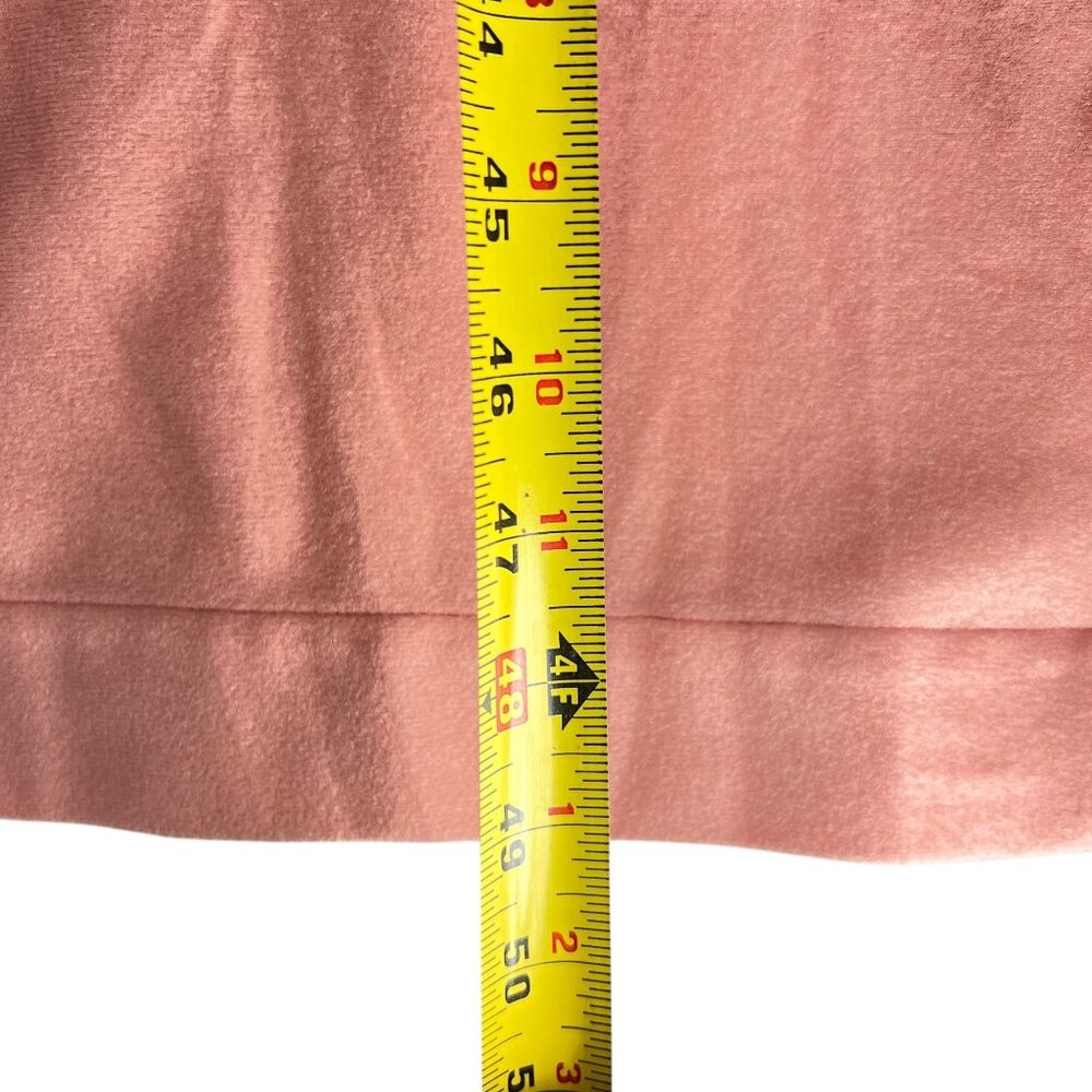 Vtg Heiress NWT Pink Bath Robe Small Quilted Trim USA Union Made Belt - Picture 13 of 15